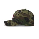 Boné New Era 9Forty M-Crown A-Frame San Francisco 49ers NFL Salute Service 2025 Masculino - Foto 5