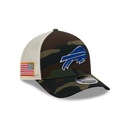 Boné New Era 9Forty M-Crown A-Frame Buffalo Bills NFL Salute Service 2025 Masculino - Foto 3