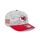 Boné New Era 9Seventy Kansas City Chiefs NFL Salute Service 2025 Masculino - Foto 3