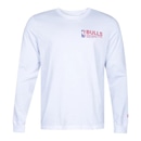 Camiseta New Era Chicago Bulls Manga Longa Style Masculina - Foto 1