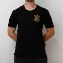 Camisa do Corinthians Black Gold Coimbra - Masculina - Foto 2