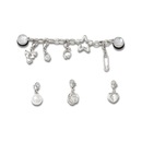 Jibbitz Crocs Punk e Prateado Removível - Foto 1