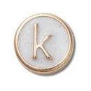 Jibbitz Crocs Letra K Pequena Perolizada - Foto 1