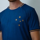 Camisa do Cruzeiro Raglan Bench Braziline - Masculina - Foto 4