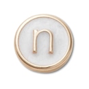 Jibbitz Crocs Letra N Pequena Perolizada - Foto 1