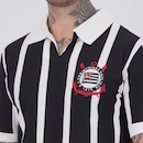 Camisa Corinthians Retrô Contraste Centenário Masculina - Foto 5