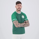 Camisa Palmeiras Verdão Escudo Verde 42 Flaco López Massculina - Foto 3