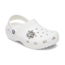 Jibbitz Crocs Margarida Prata com Pedrinhas - Foto 2