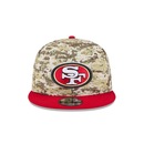 Boné New Era 9Fifty San Francisco 49ers NFL Salute Service 2025 Masculino - Foto 2