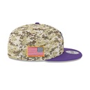 Boné New Era 9Fifty Minnesota Vikings NFL Salute Service 2025 Masculino - Foto 6