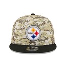 Boné New Era 9Fifty Pittsburgh Steelers NFL Salute Service 2025 Mascuino - Foto 2