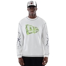 Camiseta New Era Manga Longa Stranger Things Masculino - Foto 1