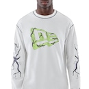 Camiseta New Era Manga Longa Stranger Things Masculino - Foto 2