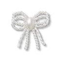 Jibbitz Crocs Laço de Pérolas Brancas - Foto 1