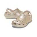 Sandália Crocs Classic Chunky Glitter Clog Sandstone - Unissex - Foto 4