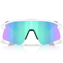 Óculos de Sol Unissex Oakley Stunt Devil S Matte White Prizm Sapphir - Foto 3