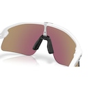 Óculos de Sol Unissex Oakley Stunt Devil S Matte White Prizm Sapphir - Foto 6