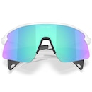 Óculos de Sol Unissex Oakley Stunt Devil S Matte White Prizm Sapphir - Foto 7