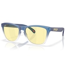 Óculos de Sol Unissex Oakley Frogskins Matte Cyan/Blue/Clear Shift - Foto 1