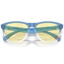 Óculos de Sol Unissex Oakley Frogskins Matte Cyan/Blue/Clear Shift - Foto 7