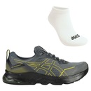 Kit Tênis Masculino Asics Gel-Kambarah + 1 Par de Meia - Foto 1