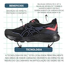 Kit Tênis Feminino Asics Gel-Kambarah + 1 Par de Meia - Foto 3