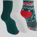 Kit Meia adidas GFX Cano Alto 3 Pares - Foto 4