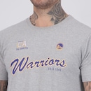 Camiseta NBA Golden State Warriors Cursive Masculina - Foto 4