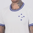 Camisa Cruzeiro Retrô Jacquard Masculina - Foto 5