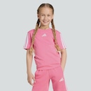Camiseta adidas 3 Stripes Infantil - Foto 3