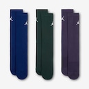 Meia Jordan Everyday Crew (3 Pares) Unissex - Foto 2