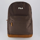 Mochila Fila Retro Letter Marrom - Foto 1
