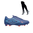 Kit Chuteira de Campo Adulto Umbro Football + Meião - Foto 1