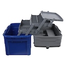 Maleta de Pesca PB Box Max + 3 Bandejas Articuladas Pesca Brasil - Foto 2