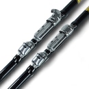 Combo Vara e Molinete Leaf Ultra Light Estrutura Telescópica 2,4m Pesca em Rios e Lagos - Foto 4