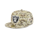 Boné New Era 59FIFTY Las Vegas Raiders NFL Salute Service 2025 Masculino - Foto 1