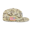 Boné New Era 59FIFTY Las Vegas Raiders NFL Salute Service 2025 Masculino - Foto 6