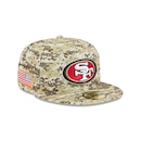 Boné New Era 59FIFTY San Francisco 49ers NFL Salute Service 2025 Masculino - Foto 3