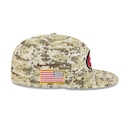 Boné New Era 59FIFTY San Francisco 49ers NFL Salute Service 2025 Masculino - Foto 6