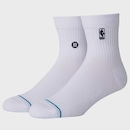 Meia Stance NBA Logoman St Quarter White Importada Masculina - Foto 1