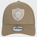 Boné New Era 9-Forty NFL Las Vegas Raiders Khaki Masculino - Foto 2