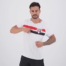 Camisa Do São Paulo Bench Raglan Masculina - Foto 3