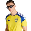 Camiseta Suécia I 26/27 Torcedor adidas Masculina - Foto 3