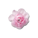 Jibbitz™ Flor de Tecido Rosa com Pérola - Foto 1