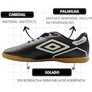 Chuteira Futsal Adulto Umbro Manchester - Foto 3