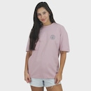 Camiseta Volcom Stones Throw Pink Feminina - Foto 1