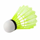 Kit Peteca de Badminton Gold Sports Nylon Amarelo 12 unidades - Foto 4