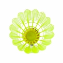 Kit Peteca de Badminton Gold Sports Nylon Amarelo 12 unidades - Foto 6