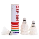 Kit Peteca de Badminton Gold Sports Disifu 333 De Pena de Ganso - 6 Unidades - Foto 1