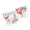 Kit Peteca de Badminton Gold Sports Disifu 333 De Pena de Ganso - 6 Unidades - Foto 2